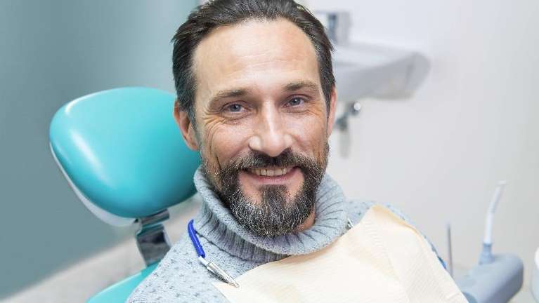 A man getting a dental checkup Winchester